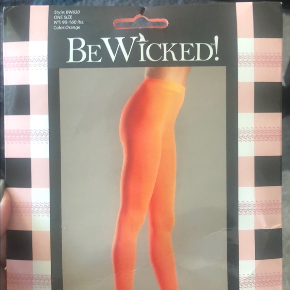 Fashion Nova Orange Tights